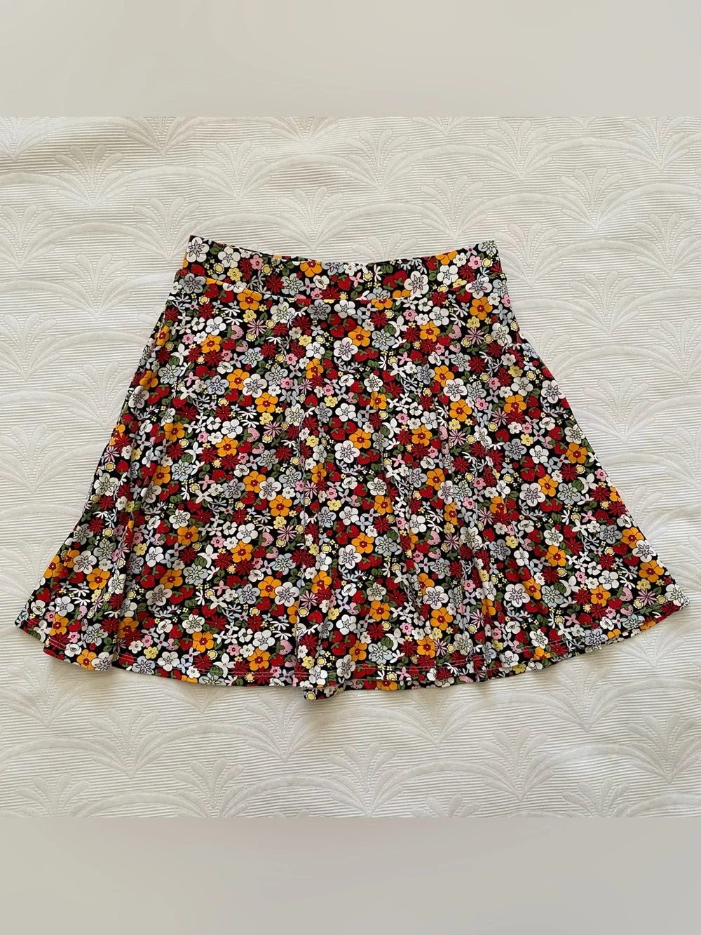 Floral Skirt With Pockets By ModCloth Size S